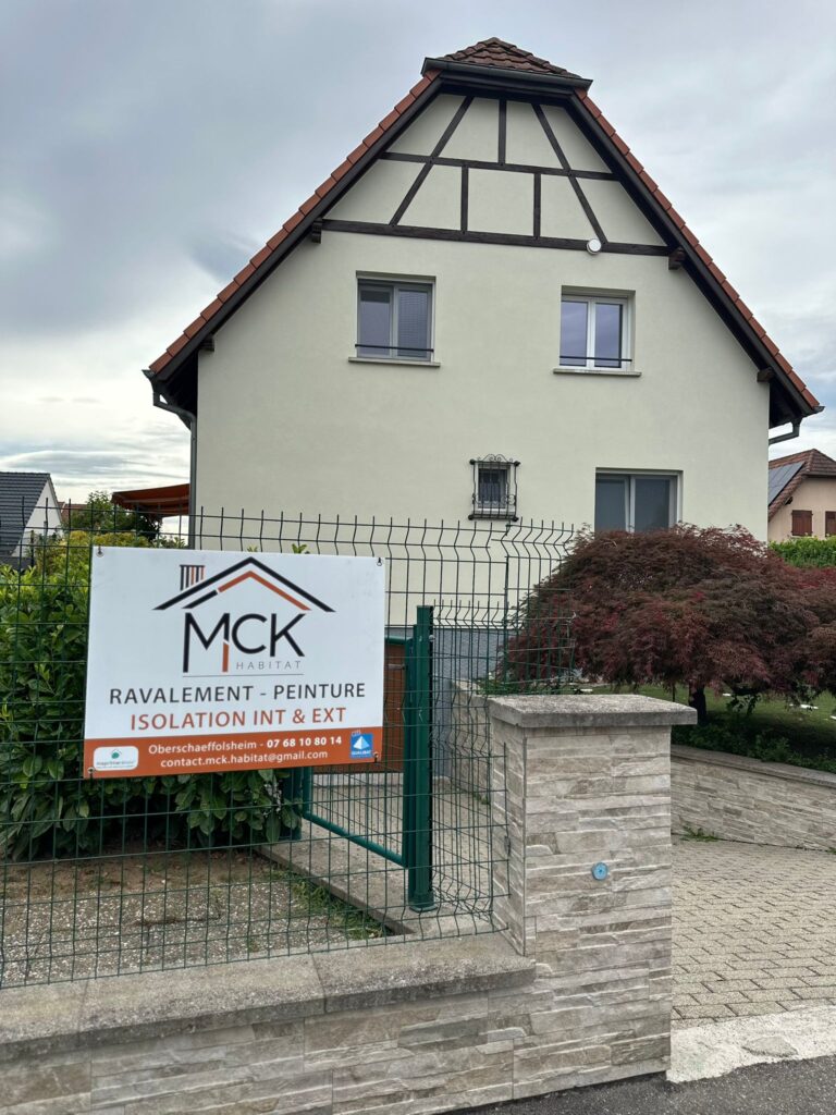 Modernisation de fa&ccedil;ade ext&eacute;rieure &agrave; Holtzheim pr&egrave;s de Strasbourg Illkirch-Graffenstaden 2