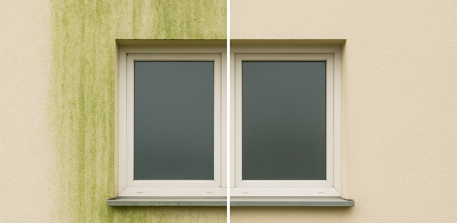 Comment &eacute;liminer les traces vertes sur une fa&ccedil;ade ? Illkirch-Graffenstaden