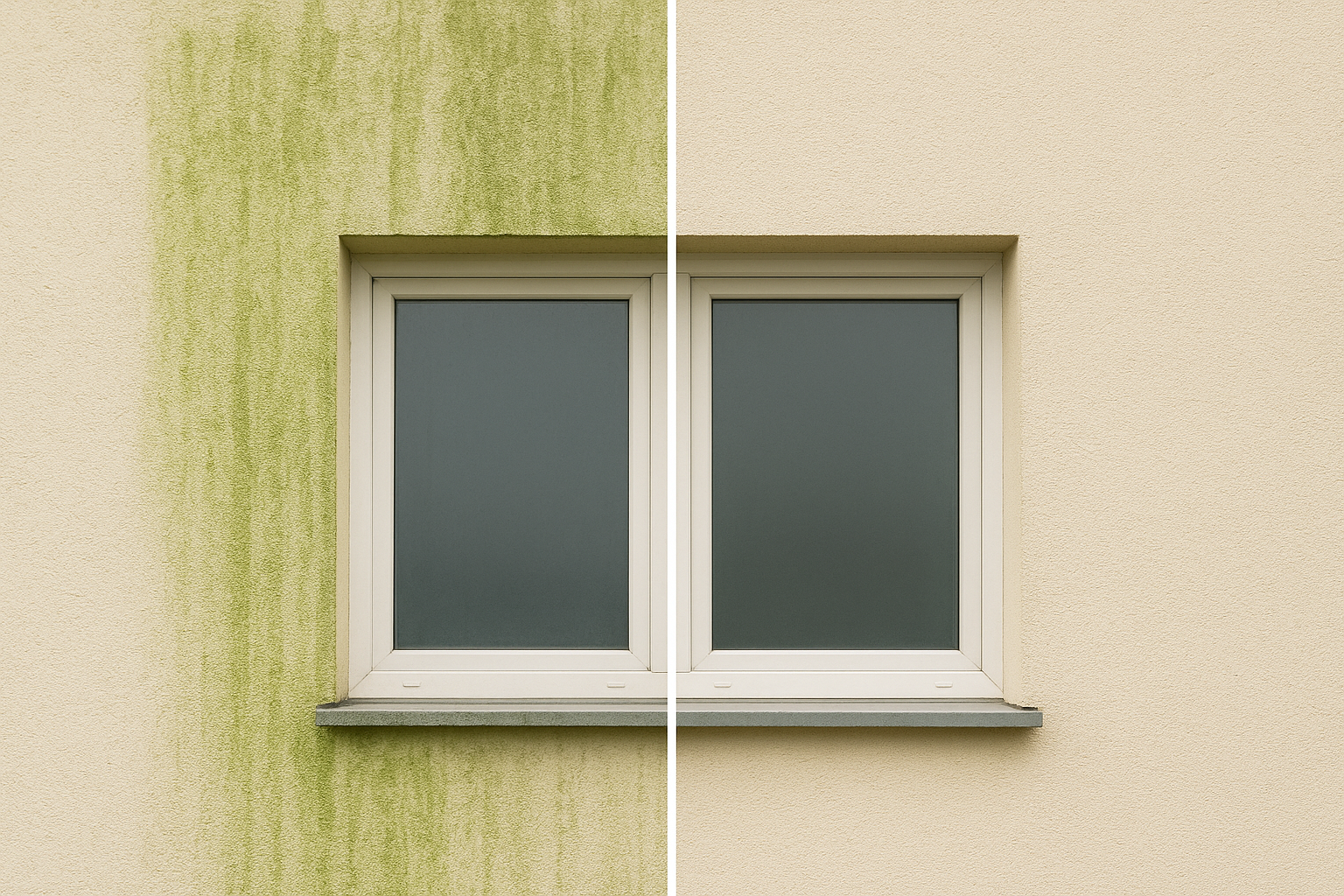 Comment &eacute;liminer les traces vertes sur une fa&ccedil;ade ? Illkirch-Graffenstaden