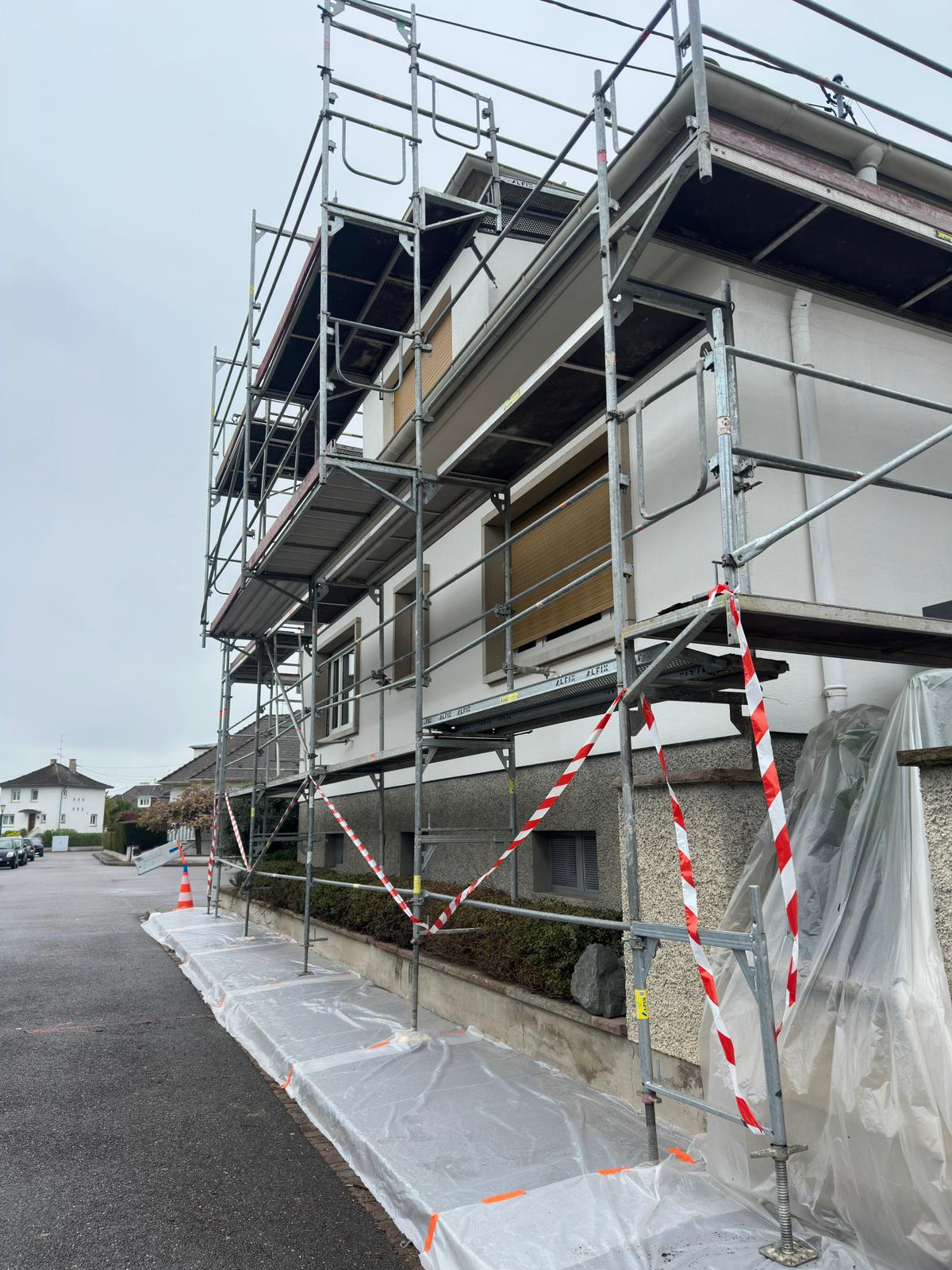 D&eacute;marrage de chantier &ndash; Ravalement de fa&ccedil;ade &agrave; Wolfisheim S&eacute;lestat