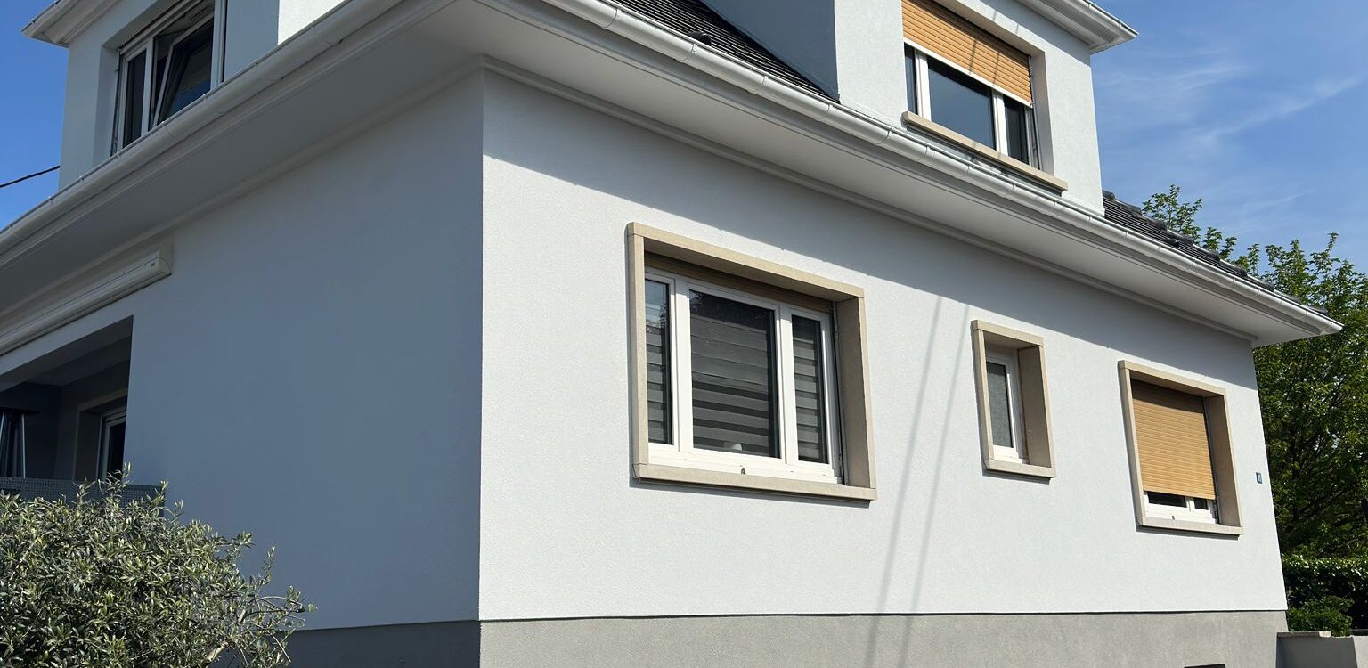 RAVALEMENT DE FA&Ccedil;ADE &Agrave; STRASBOURG, BAS-RHIN &amp; ALSACE Bischheim