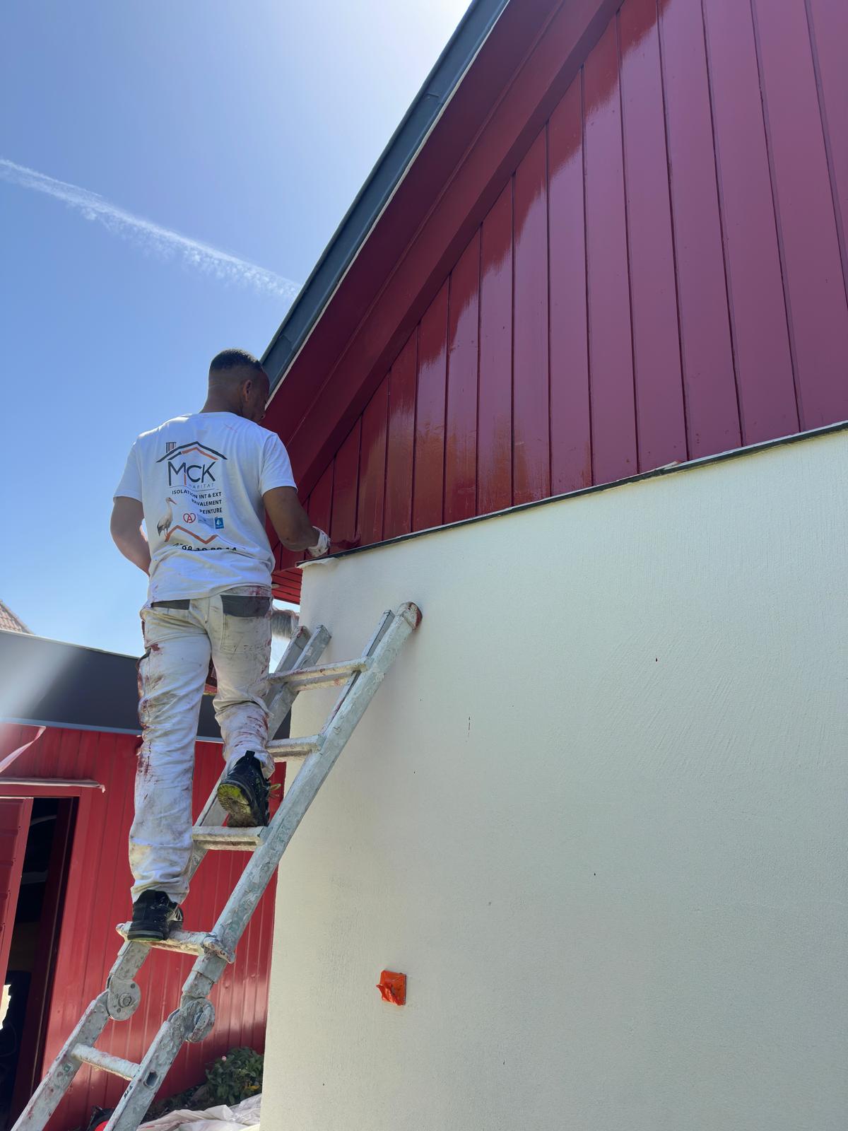 ACHENHEIM | MCK Habitat Chantier à Achenheim – Ravalement de façade et peinture des boiseries extérieures Bischwiller 2