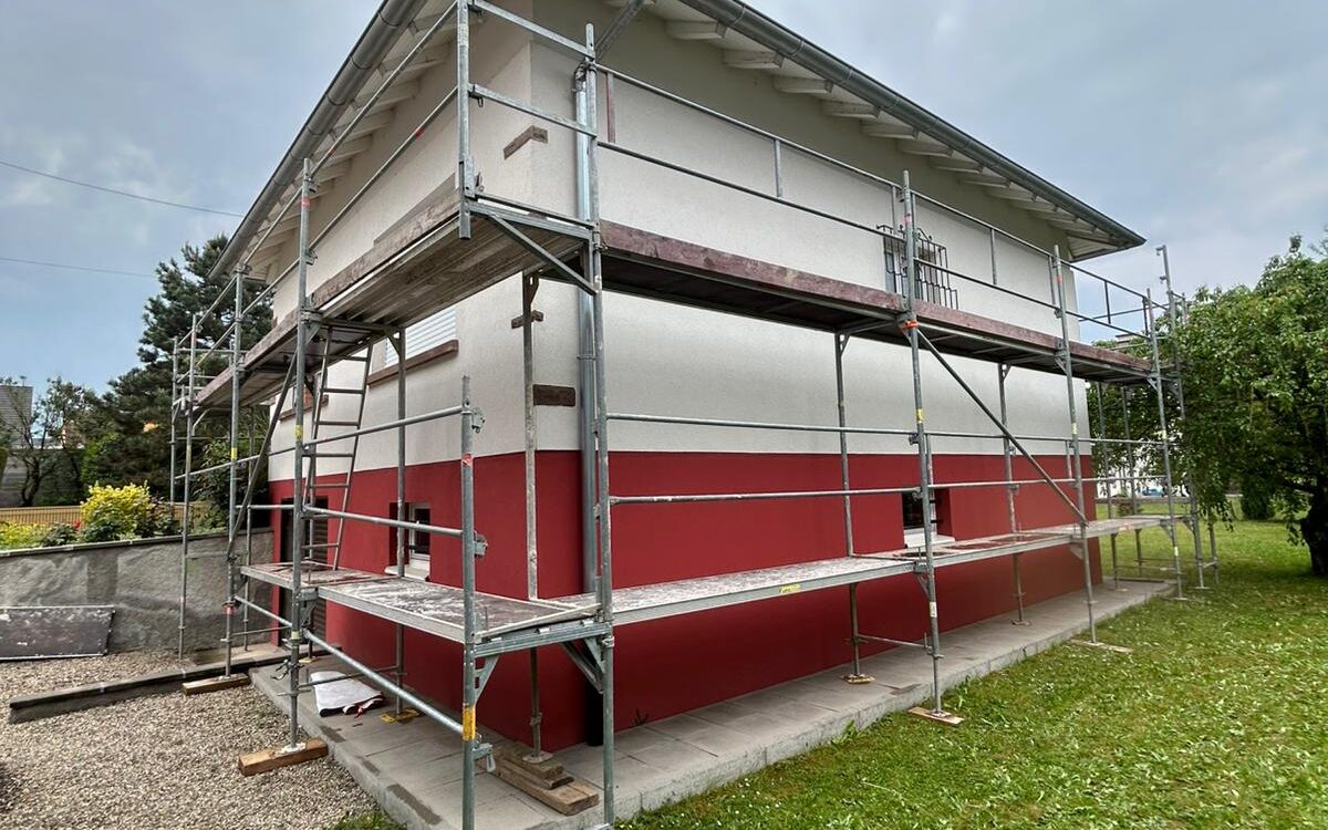 ISOLATION EXTERIEUR LINGOLSHEIM 3 1200X750 | MCK Habitat Nouvelle réalisation MCK Habitat : isolation extérieure et crépi Caparol à Lingolsheim Ostwald
